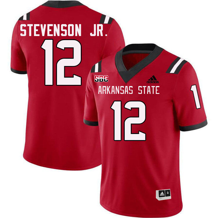 Manny Stevenson Jr. Arkansas State Jersey,Arkansas State Red Wolves Football Uniforms,Jersey-Red